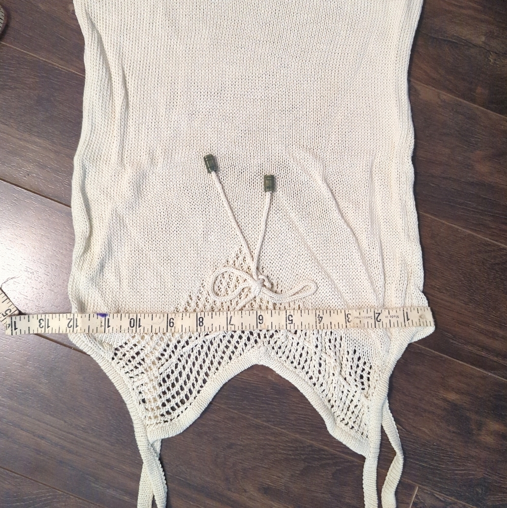 Beautiful Hand knit cotton tank